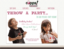 Tablet Screenshot of cuppssoftserve.com